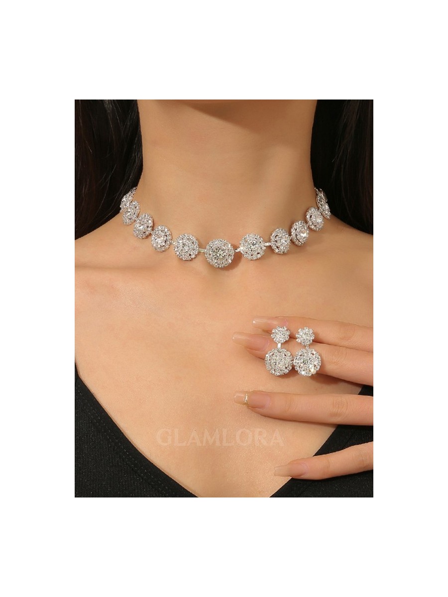 Stunning Rhinestone Jewelry Sets For Ladies