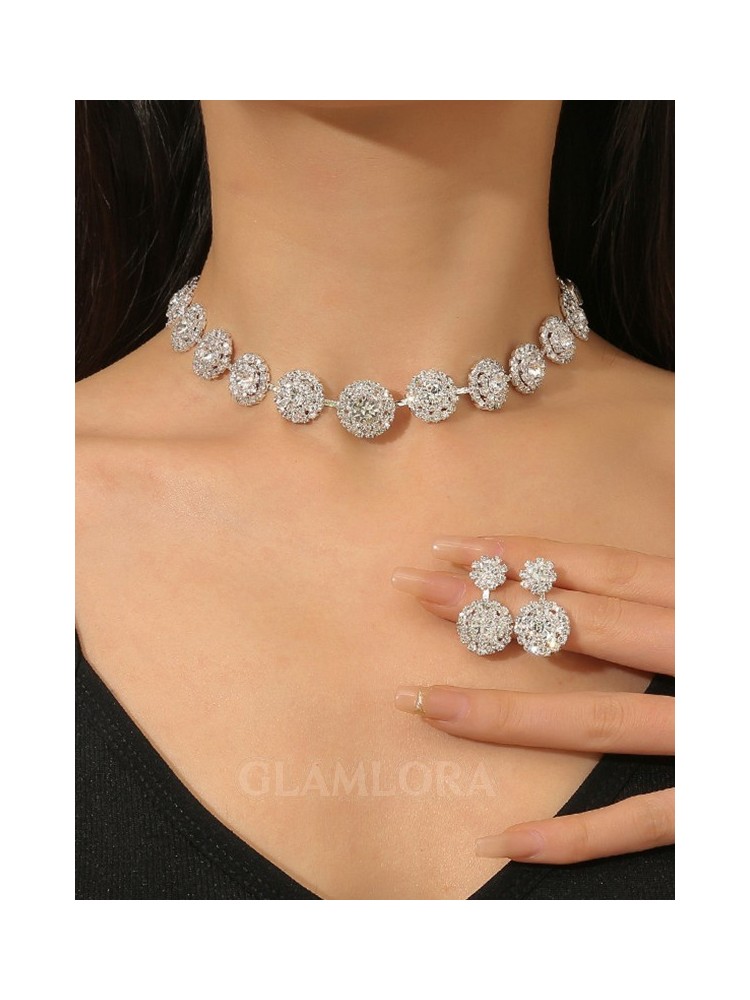 Stunning Rhinestone Jewelry Sets For Ladies