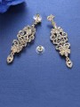 Charming Rhinestone Earrings For Wedding Bridal