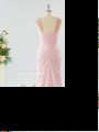 Sheath/Column Timeless Straps Floor-Length Chiffon Mother of the Bride Dress With Beading